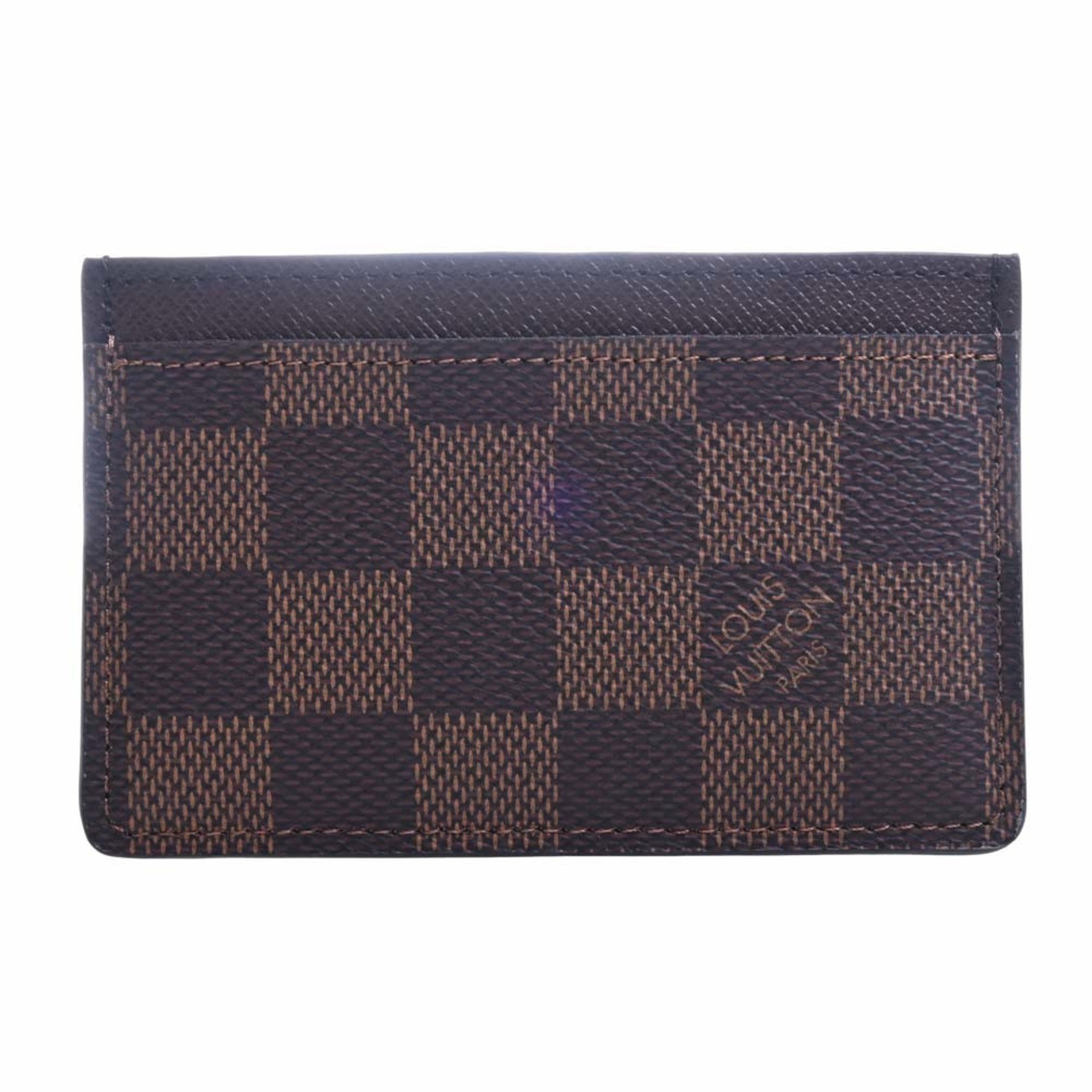 Louis Vuitton Damier Porto Cult Sunpool Card Case N61722 Brown Women's